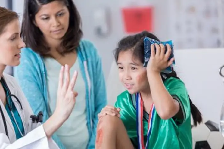 How to handle concussion in children.